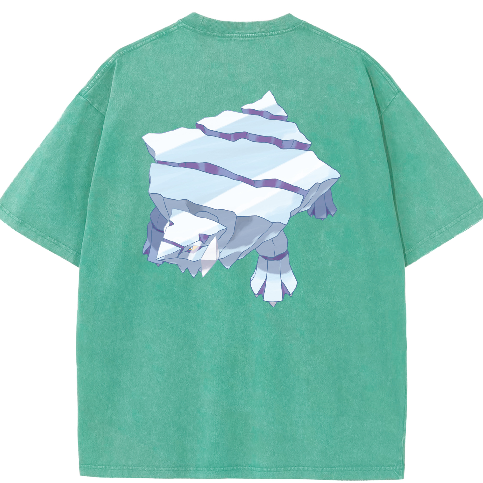 （画像用） ポケットモンスター Pokémon 綿100% ヴィンテージ風 半袖Tシャツ（背面プリント）